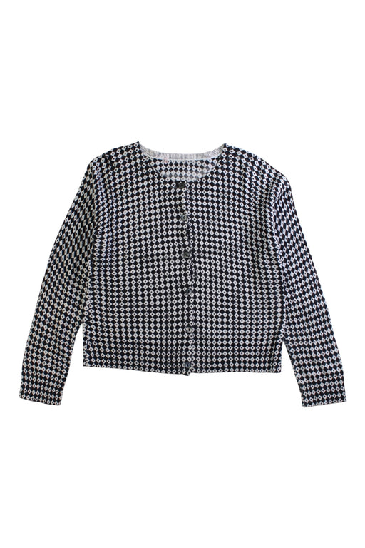 A Black Cardigans from Bonpoint in size 6T for girl. (Front View)