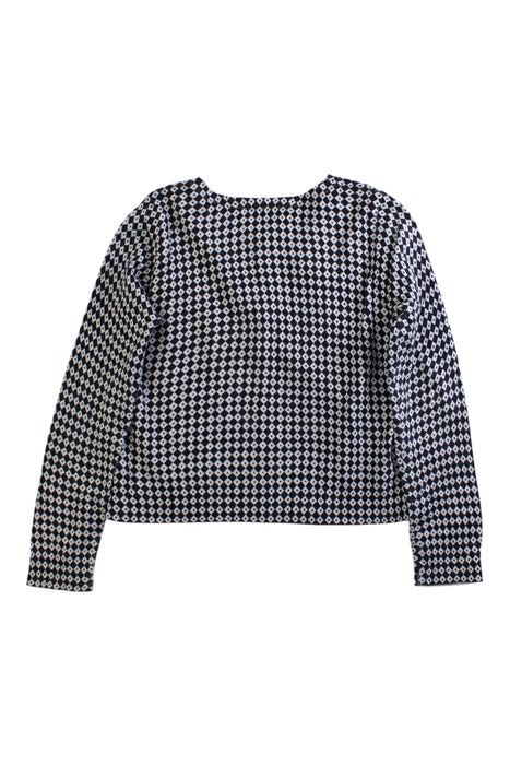 A Black Cardigans from Bonpoint in size 6T for girl. (Back View)