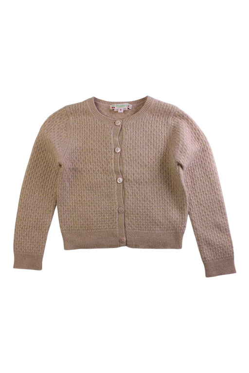 A Beige Cardigans from Bonpoint in size 6T for girl. (Front View)