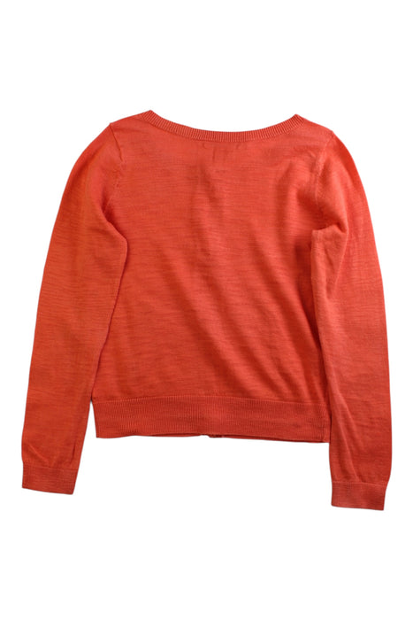 A Orange Cardigans from Bonpoint in size 6T for girl. (Back View)