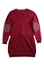 A Red Sweater Dresses from Loro Piana in size 6T for girl. (Back View)