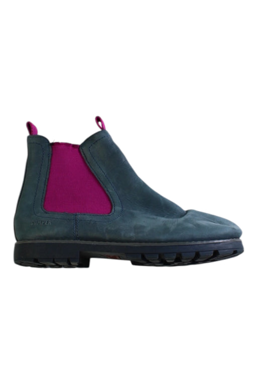 A Teal Casual Boots from Camper in size 7Y for girl. (Front View)