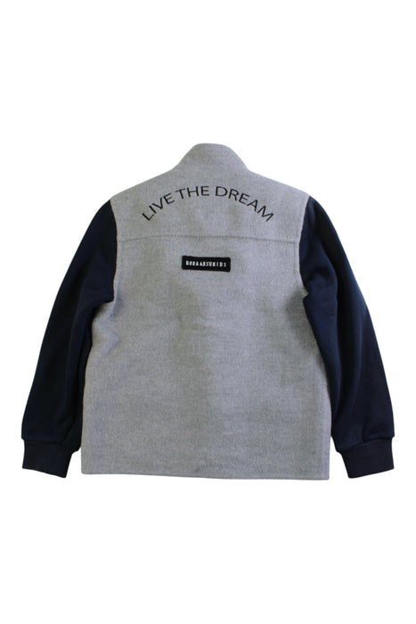 A Grey Outerwear Vests from Bora Aksu in size 4T for boy. (Back View)