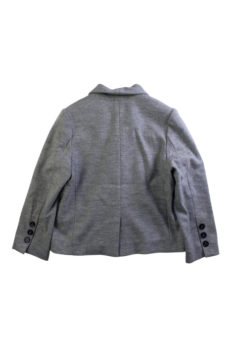 A Grey Blazers from Bora Aksu in size 5T for boy. (Back View)