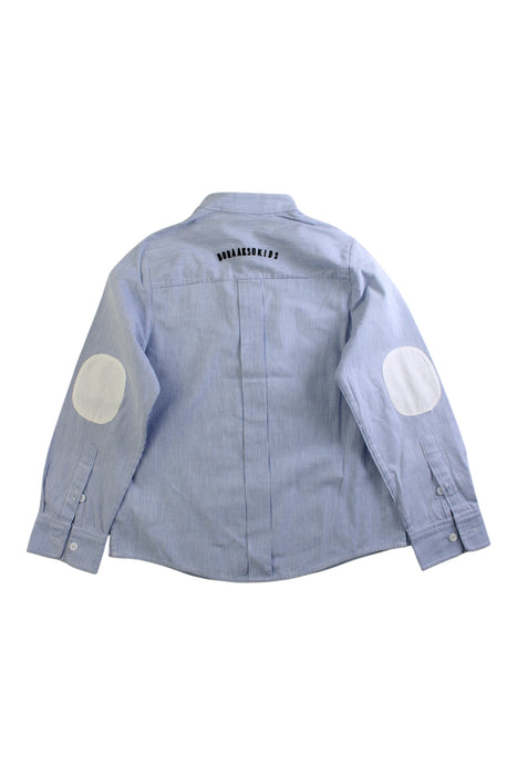 A Blue Long Sleeve Shirts from Bora Aksu in size 6T for boy. (Back View)