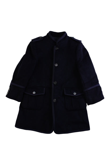 A Navy Coats from Nicholas & Bears in size 3T for girl. (Front View)