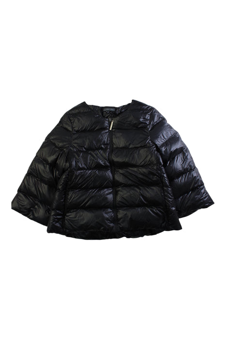 A Black Puffer/Quilted Coats & Outerwear from Nicholas & Bears in size 8Y for girl. (Front View)