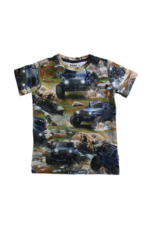 A Multicolour Short Sleeve T Shirts from Molo in size 6T for boy. (Front View)