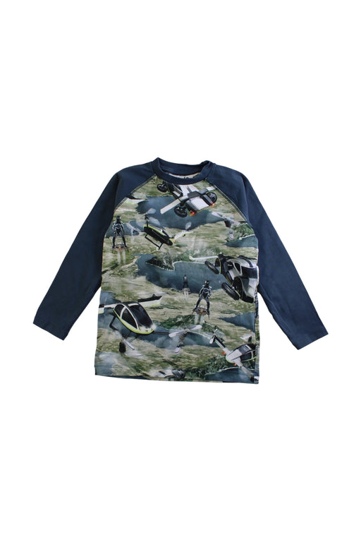 A Multicolour Long Sleeve Shirts from Molo in size 4T for boy. (Front View)