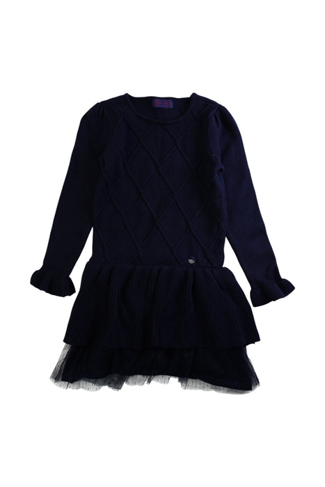 A Navy Sweater Dresses from Nicholas & Bears in size 6T for girl. (Front View)