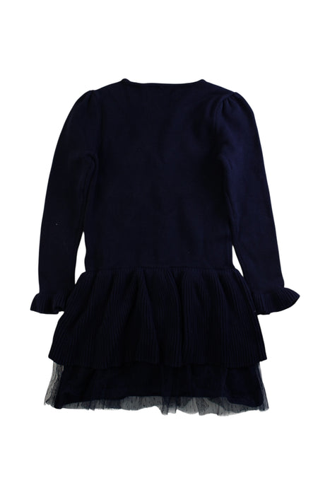 A Navy Sweater Dresses from Nicholas & Bears in size 6T for girl. (Back View)