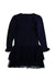 A Navy Sweater Dresses from Nicholas & Bears in size 6T for girl. (Back View)