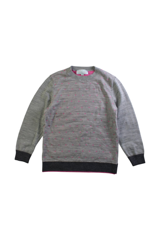 A Grey Crewneck Sweatshirts from Nicholas & Bears in size 6T for girl. (Front View)