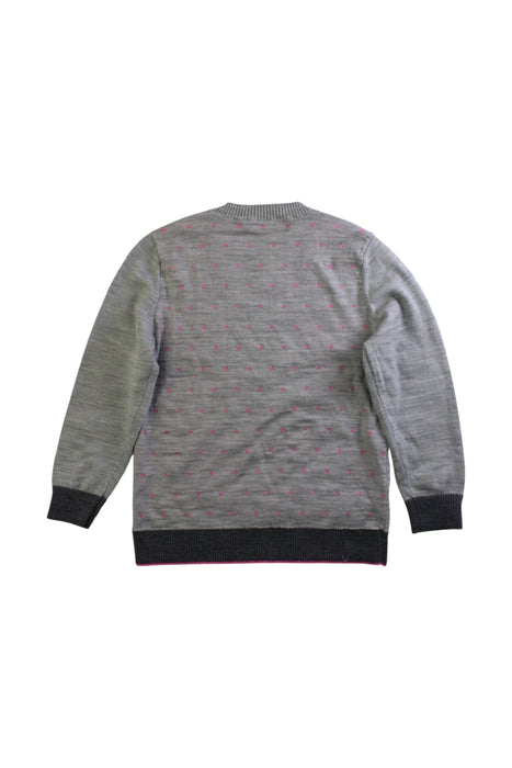 A Grey Crewneck Sweatshirts from Nicholas & Bears in size 6T for girl. (Back View)