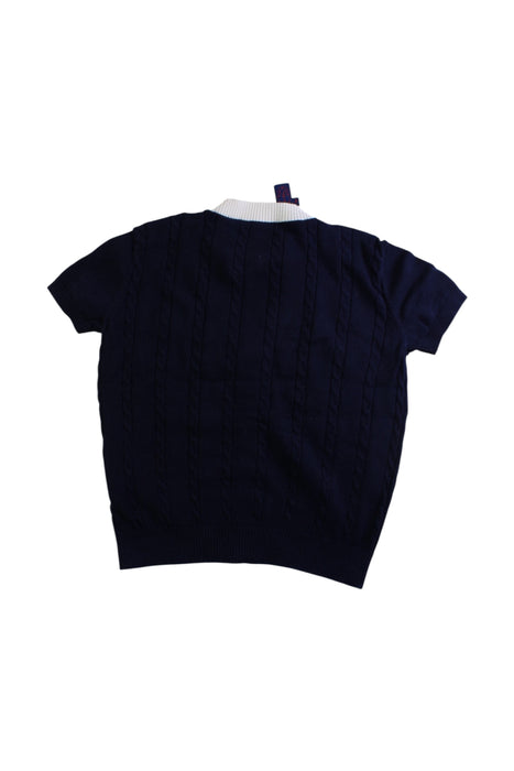 A Navy Short Sleeve Tops from Nicholas & Bears in size 4T for boy. (Back View)
