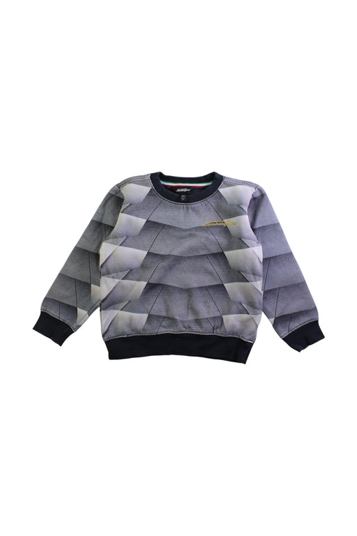 A Grey Crewneck Sweatshirts from Automobili Lamborghini in size 5T for neutral. (Front View)
