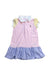 A Multicolour Short Sleeve Dresses from Ralph Lauren in size 6-12M for girl. (Front View)