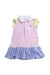 A Multicolour Short Sleeve Dresses from Ralph Lauren in size 6-12M for girl. (Front View)