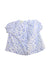 A Blue Short Sleeve Tops from Nanos in size 6-12M for girl. (Front View)