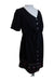 A Black Short Sleeve Dresses from Seraphine in size Maternity-M for maternity. (Front View)