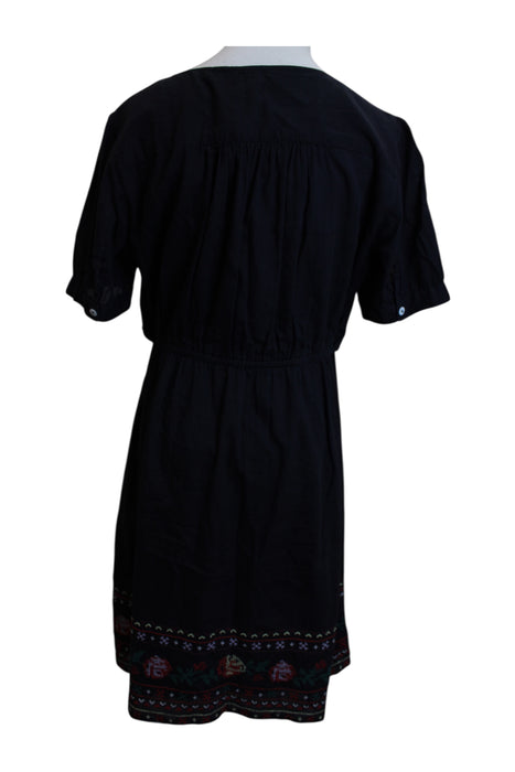 A Black Short Sleeve Dresses from Seraphine in size Maternity-M for maternity. (Back View)