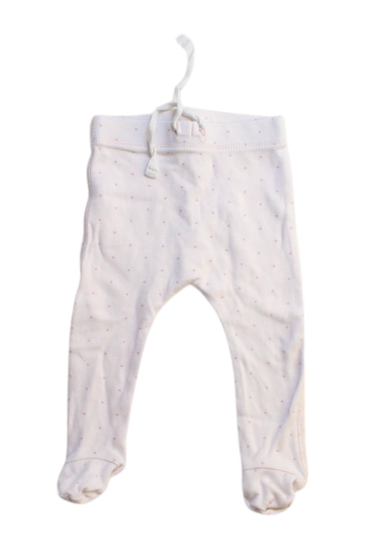 A White Leggings from Jamie Kay in size 3-6M for girl. (Front View)