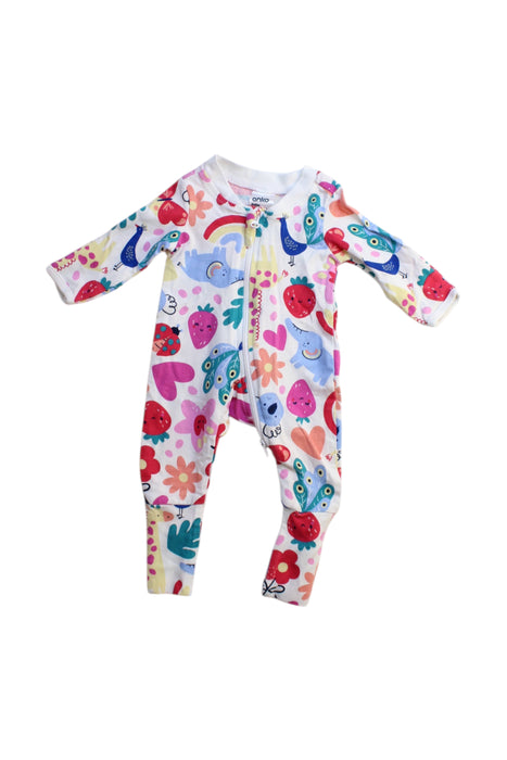 A Multicolour Onesies from Anko in size Newborn for girl. (Front View)