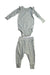 A Green Pants Sets from Lou Lou Lollipop in size 0-3M for girl. (Front View)