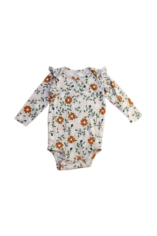 A Multicolour Long Sleeve Bodysuits from Lou Lou Lollipop in size 3-6M for girl. (Front View)