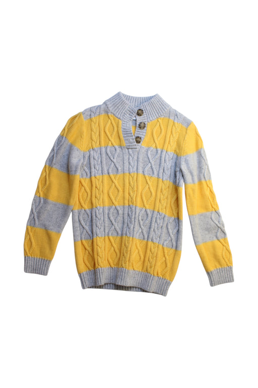 A Grey Knit Sweaters from Seed in size 8Y for boy. (Front View)