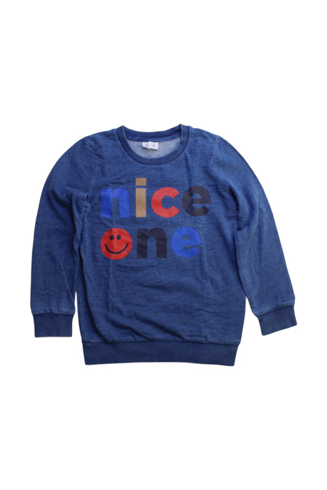 A Blue Crewneck Sweatshirts from Seed in size 8Y for boy. (Front View)