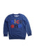 A Blue Crewneck Sweatshirts from Seed in size 8Y for boy. (Front View)