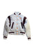 A White Puffer/Quilted Jackets from Nike in size 8Y for boy. (Front View)