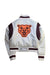 A White Puffer/Quilted Jackets from Nike in size 8Y for boy. (Back View)