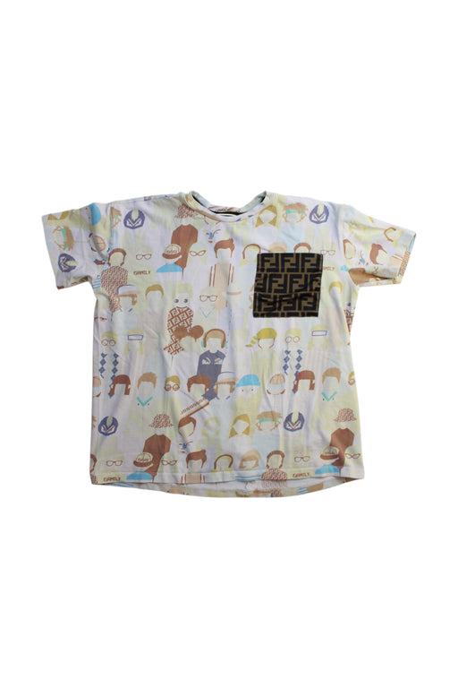 A Multicolour Short Sleeve T Shirts from Fendi in size 10Y for neutral. (Front View)