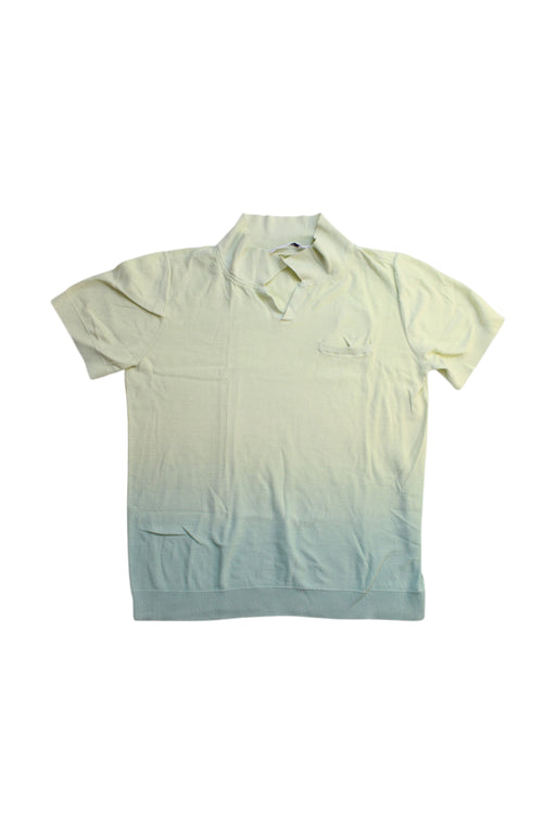 A Ivory Short Sleeve Polos from Bonpoint in size 12Y for boy. (Front View)