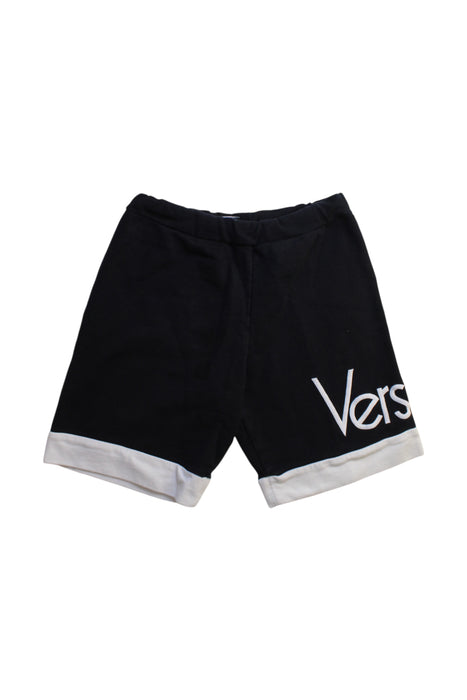 A Black Shorts from Young Versace in size 10Y for boy. (Front View)