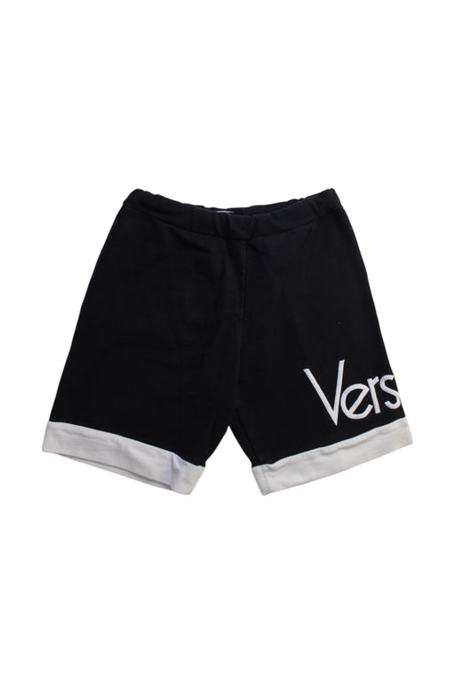 A Black Shorts from Young Versace in size 10Y for boy. (Front View)