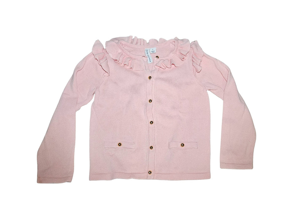 A Pink Cardigans from Janie & Jack in size 4T for girl. (Front View)