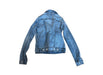 A Blue Lightweight Jackets from Levi's in size 12Y for girl. (Back View)