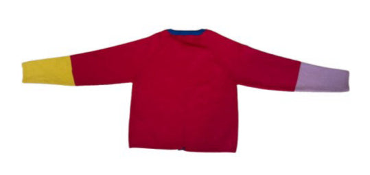 A Red Cardigans from Stella McCartney in size 12Y for girl. (Back View)
