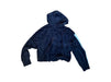 A Navy Hooded Sweatshirts from Adidas in size 14Y for girl. (Back View)