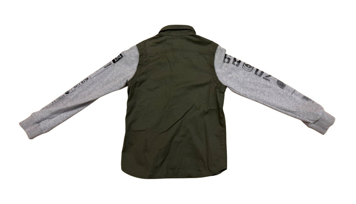 A Green Long Sleeve Shirts from Diesel in size 8Y for neutral. (Back View)