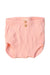 A Pink Bloomers from Wilson & Frenchy in size 3-6M for girl. (Front View)