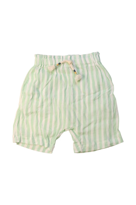 A Green Shorts from 1 + in the family in size 4T for girl. (Front View)