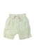 A Green Shorts from 1 + in the family in size 4T for girl. (Front View)
