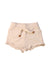 A Ivory Shorts from 1 + in the family in size 6-12M for girl. (Front View)