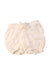 A White Bloomers from Petit Bateau in size 6-12M for girl. (Front View)