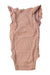 A Peach Sleeveless Bodysuits from Jamie Kay in size 3-6M for girl. (Back View)