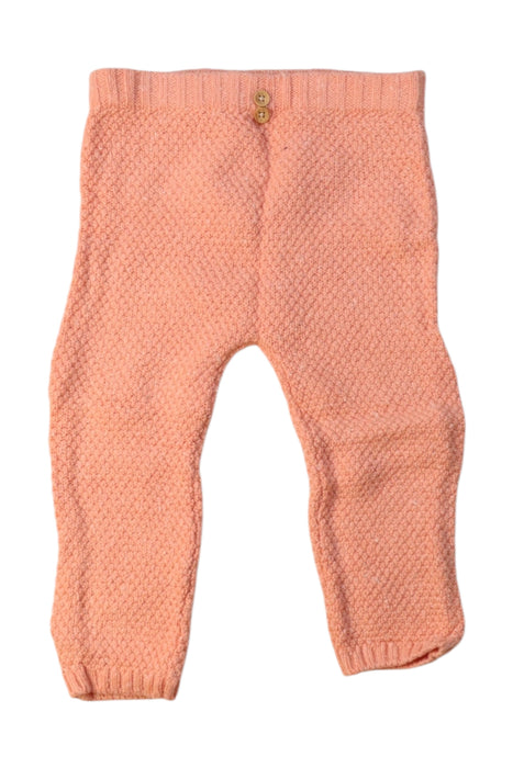 A Peach Casual Pants from Wilson & Frenchy in size 6-12M for girl. (Front View)